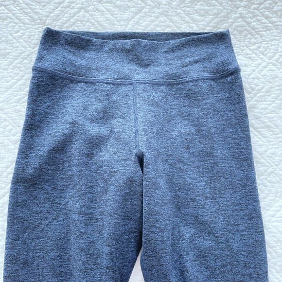Good hYOUman Brooke Woman's Sz S Blue Heathered Ruched Leggings - Picture 4 of 7